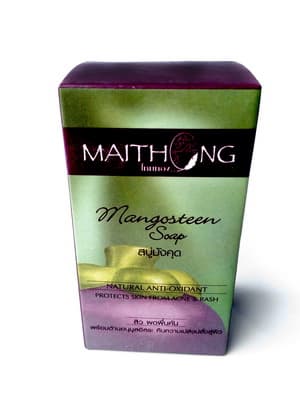 Mangosteen Soap brand Maithong soap Thai